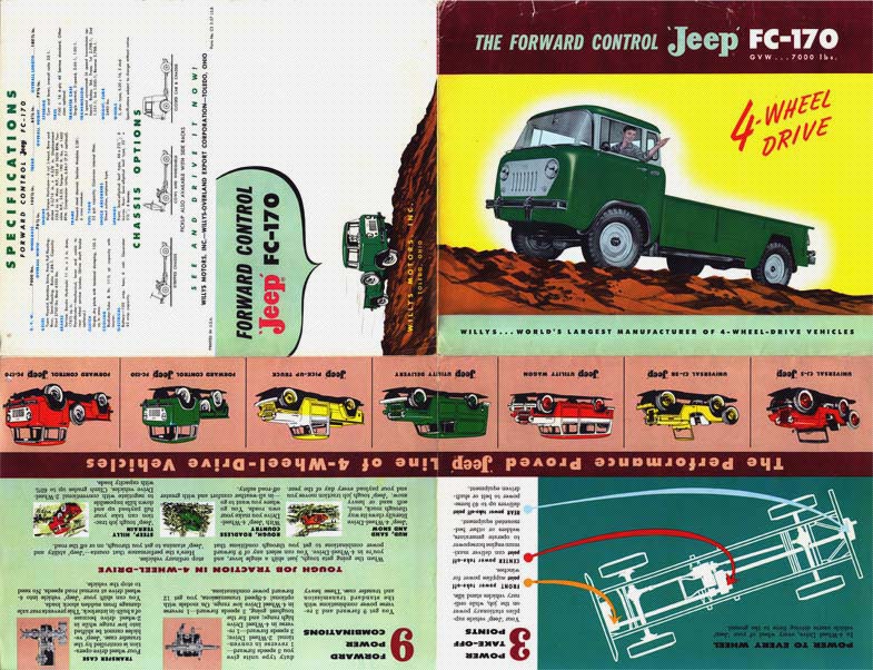 1957 Jeep FC-170 Brochure Page 2